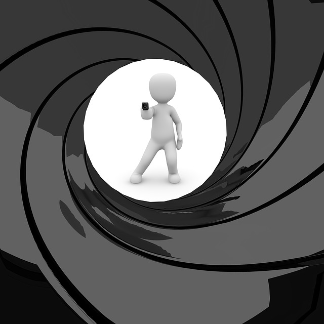 Klassisk James Bond-logga med en tvist